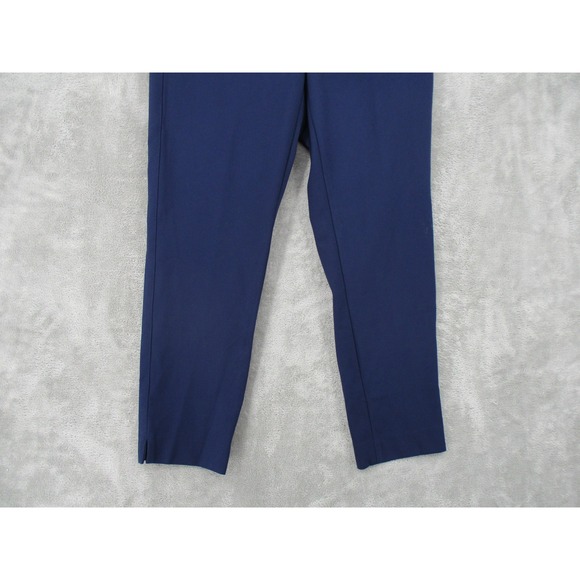 White House Black Market Pants 6 Slim‎ Ankle Trouser Stretch Work Career Navy - Picture 4 of 12